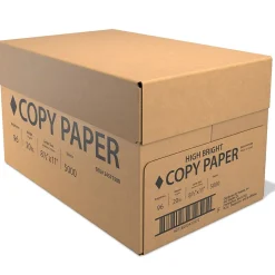 Copy Paper*Customer Owned 8.5" x 11" Copy Paper, 20 lbs., White, 5000 Sheets/Carton (61980CT)