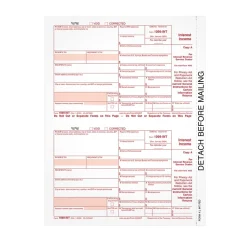 Tax Forms*Adams 2024 1099-INT Tax Form, Federal Copy A, 50/Pack (LINTFED-S)