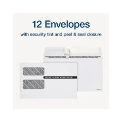 Tax Forms*Adams 2024 1099-MISC Tax Form with Self-Seal Envelopes and Tax Forms Helper, 4-Part, 2-Up, Copy A, 1, B, 2, 12/Pack
