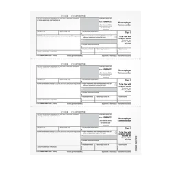 Tax Forms*Adams 2024 1099-NEC Copy 1 or 2 Laser/Inkjet Tax Forms, 50 Sheets/Pack (LNECPAY2)
