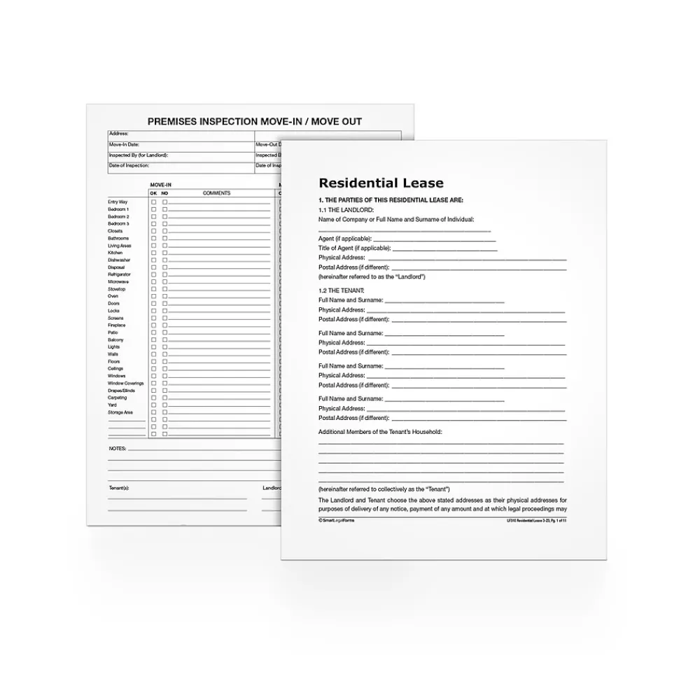 Business Forms*Adams Carbonless Rental Applications, 8.5" x 11", 4 Sets/Book (LF310)