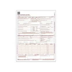 Medical Forms*Adams CMS-1500 1 Part Health Insurance Claims, 100/Pack (ABF CMS1500L1V)