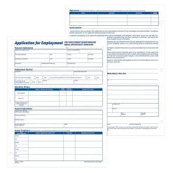 Hr Forms*Adams Employment Applications, 50/Pad, 2 Pads/Pack (ABF 9661)