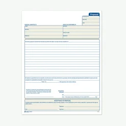 Business Forms*Adams 2-part carbonless Proposal Book, 8 3/8" x 11 7/16", 25 Sets/Book (D8118)