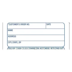 Business Forms*Adams 2-Part Carbonless Sales Orders, 7.19"L x 3.34"W, 50 Sets/Book (DC3705)