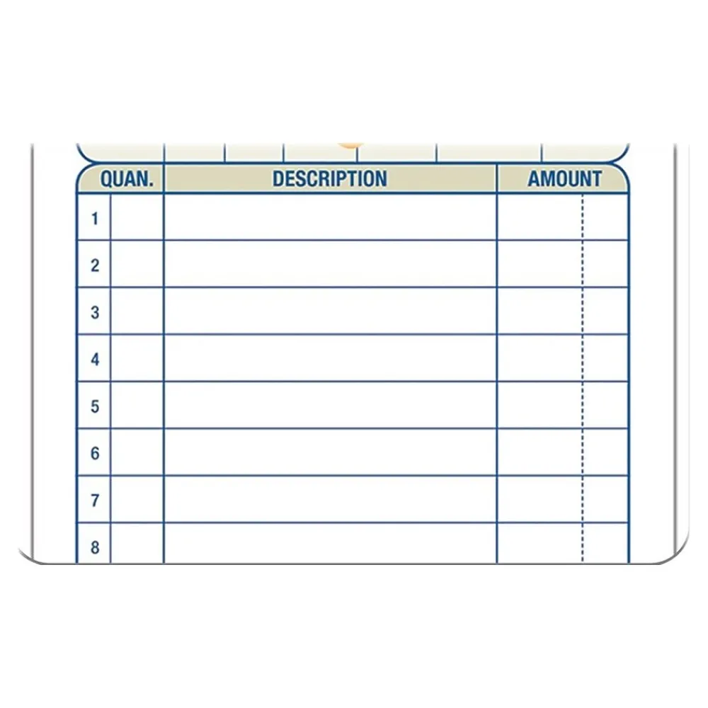 Business Forms*Adams 2-Part Carbonless Sales Orders, 7.19"L x 3.34"W, 50 Sets/Book (DC3705)