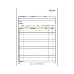 Business Forms*Adams 3-Part Carbonless Sales Orders, 8.44"L x 5.56"W, 50 Sets/Book (TC5805)