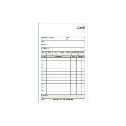 Business Forms*Adams 2-Part Carbonless Sales Orders, 4.19"W x 7.19"L, 50 Sets/Book, 3 (DC4705-3)