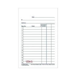 Business Forms*Adams 2-Part Carbonless Sales Orders, 5.63"L x 3.34"W, 50 Sets/Book, 10/Pack (DC3510)