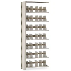 Shelving*Tennsco Add-on Unit for Snap-Together Open Shelving, 7-Shelves, 88"H x 36"W