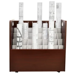 File Cabinets*AdirOffice 50-Slot Mobile Roll File, 28.5