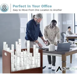 File Cabinets*AdirOffice 50-Slot Mobile Roll File, 28.5