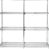 Shelving*Quantum Storage Systems Adjustable Open Wire Shelving Starter Units, 60" x 18" x 74"