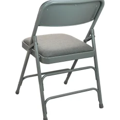 Folding & Stacking*Advantage Gray Padded Folding Chairs, 4/Pack (DPI903F-GG-4)