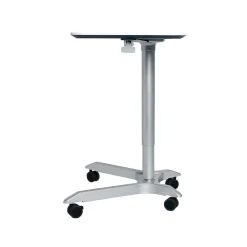 Standing Desks*Seville Classics AIRLIFT XL Pneumatic Sit-Stand Mobile Desk Cart, Height-Adjustable from 27.1 to 41.9, White