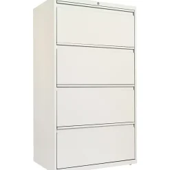File Cabinets*Alera 4-Drawer Mobile Lateral File Cabinet, Letter/Legal Size, Lockable, 53.25