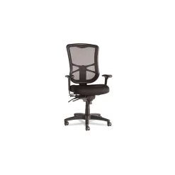 Office Chairs*Alera Elusion Series Mesh Back Fabric Computer and Desk Chair, Black (ALEEL41ME10B)