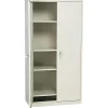 Storage Cabinets*Alera Fixed Shelf Storage Cabinet, Putty, 4-Shelf, 36"W x 18"D x 72"H (ALECM7218PY)