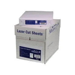 Multipurpose Paper*Alliance 8.5" x 11" Perforated Paper, 20 lbs., 92 Brightness, 500 Sheets/Ream, 5 Reams/Carton (30070)