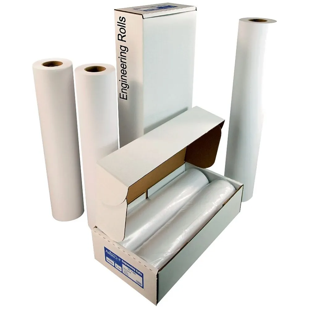 Wide Format Paper*Alliance Wide Format Bond Paper Roll, 30" x 50', 2/Carton (30510)