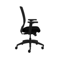 Office Chairs*Allsteel Quip Ergonomic Mesh Back Swivel Task Chair, Black/Carbon (STNOBLK)