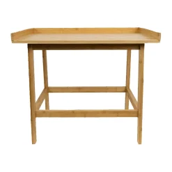 Storage Cabinets*Alpha QuickFind 19" Bamboo Cabinet Stand with 1 Shelf, Brown (196852)