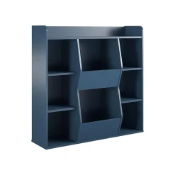 Bookcases*Ameriwood Tyler 40.8"H 9-Shelf Bookcase, Navy Particle Board (4865837COM)