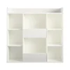 Bookcases*Ameriwood Tyler 40.8"H 9-Shelf Bookcase, White Particle Board (4865013COM)