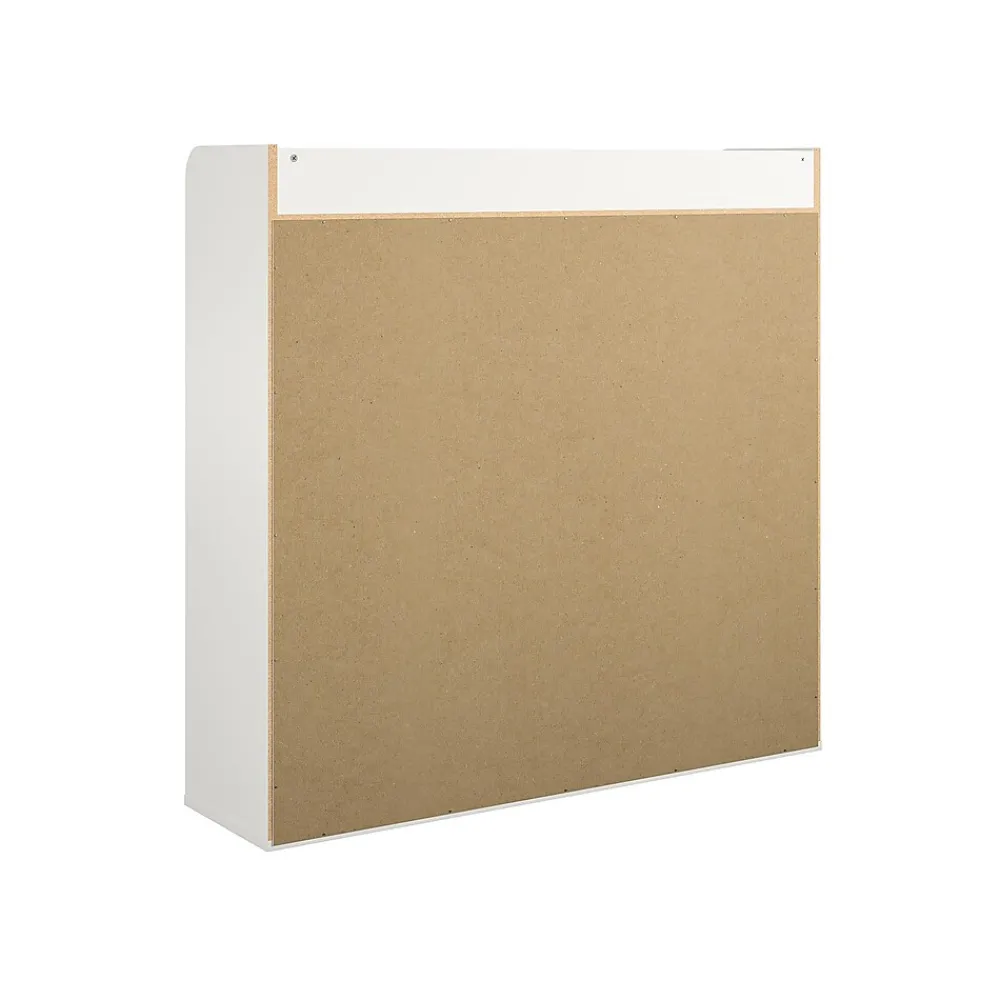Bookcases*Ameriwood Tyler 40.8"H 9-Shelf Bookcase, White Particle Board (4865013COM)