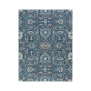 Chair Mats*Anji Mountain Rug'd Alta Carpet & Hard Floor Chair Mat, 36" x 48", Blue/Ivory Polyester (AMB9033)