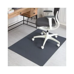 Chair Mats*Anji Mountain Rug'd Beluga Carpet & Hard Floor Chair Mat, 36
