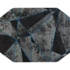 Chair Mats*Anji Mountain Rug'd Cracked Ice Carpet & Hard Floor Gaming Chair Mat, 36" x 48", Gray/Blue (AMB9100)