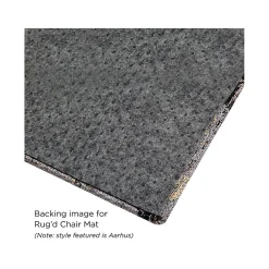 Chair Mats*Anji Mountain Rug'd La Cienega Carpet & Hard Floor Chair Mat, 36