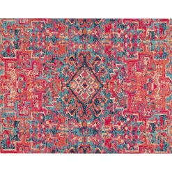 Chair Mats*Anji Mountain Rug'd Merida Carpet & Hard Floor Chair Mat, 36" x 48'', Low-Pile, Multicolored (AMB9001S)