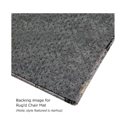 Chair Mats*Anji Mountain Rug'd Prizm Green Carpet & Hard Floor Chair Mat, 36