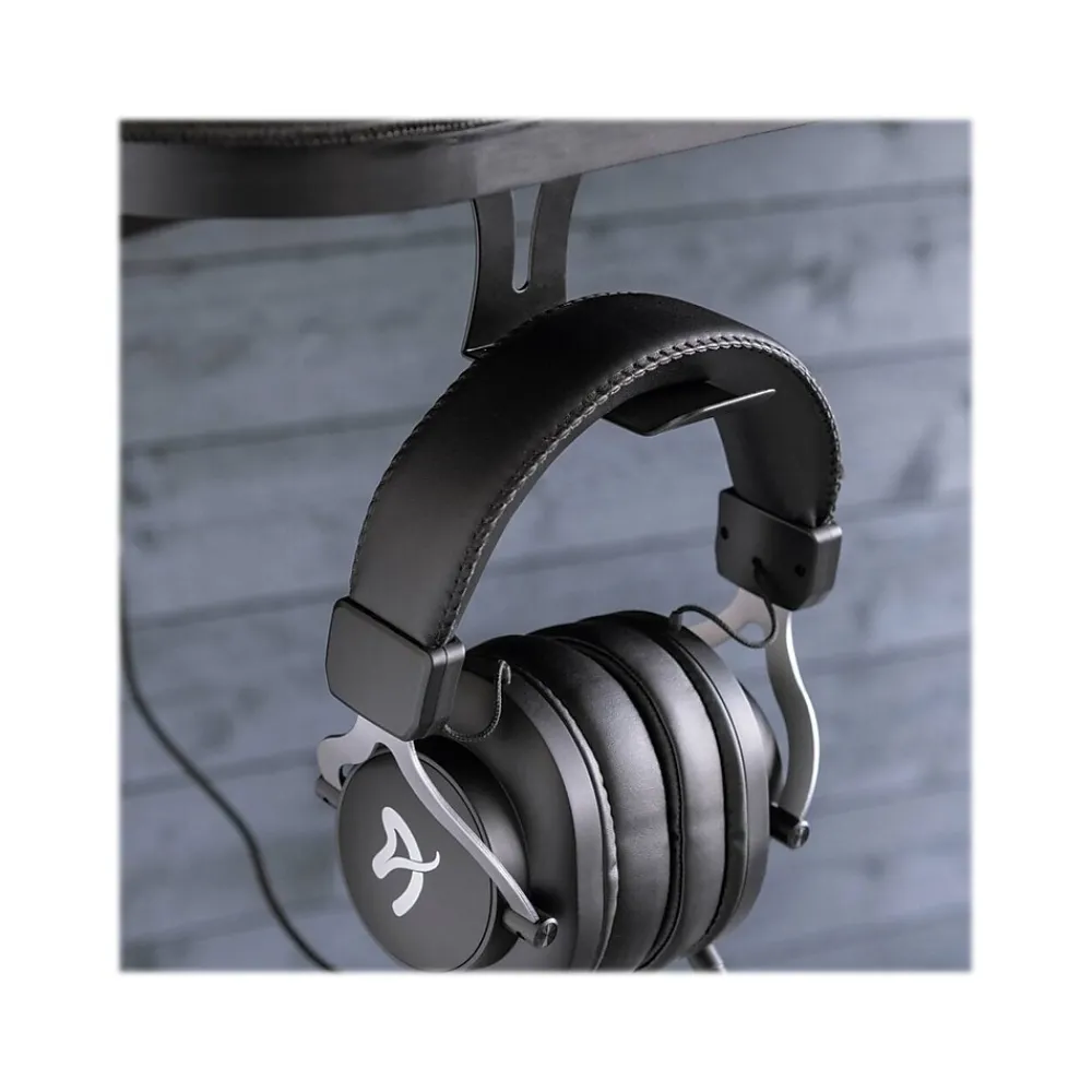 Standing Desks*Arozzi Arena Moto 63"W Curved 29-46"H Adjustable Standing Gaming Desk, Black (AZ-ARENA-MOTO)