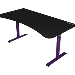 Computer Desks*Arozzi Arena 63"W Gaming Desk, Deep Purple/Black (ARENA-NA-DP-BK)
