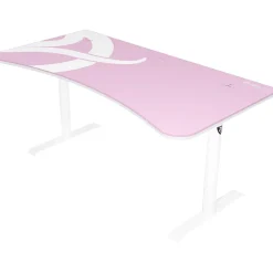 Computer Desks*Arozzi Arena 63"W Gaming Desk, White/Pink (ARENA-NA-WHITE-PINK)