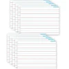 Dry Erase*Ashley Productions® Smart Poly® PosterMat Pals® Space Savers Handwriting, 3/4" Ruling, 13" x 9.5", Pack of 10 (ASH97002)