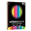 Card Stock*Astrobrights 65 lb. Cardstock Paper, 8.5" x 11", Spectrum Assortment, 100 Sheets/Ream (91398)