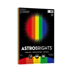 Card Stock*Astrobrights 65 lb. Cardstock Paper, 8.5" x 11", Primary Assortment, 50 Sheets/Pack (20401)
