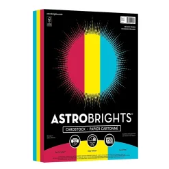 Card Stock*Astrobrights 65 lb. Cardstock Paper, 8.5" x 11", Primary Power Assortment, 150 Sheets/Pack (91048)