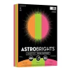 Card Stock*Astrobrights 65 lb. Cardstock Paper, 8.5" x 11", Bold Brights Assortment, 150 Sheets/Pack (91074)