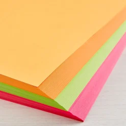 Card Stock*Astrobrights 65 lb. Cardstock Paper, 8.5" x 11", Bold Brights Assortment, 150 Sheets/Pack (91074)