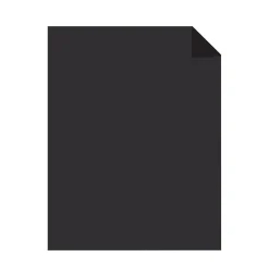 Card Stock*Astrobrights 65 lb. Cardstock Paper, 8.5" x 11", Eclipse Black, 100 Sheets/Pack (22024-01)