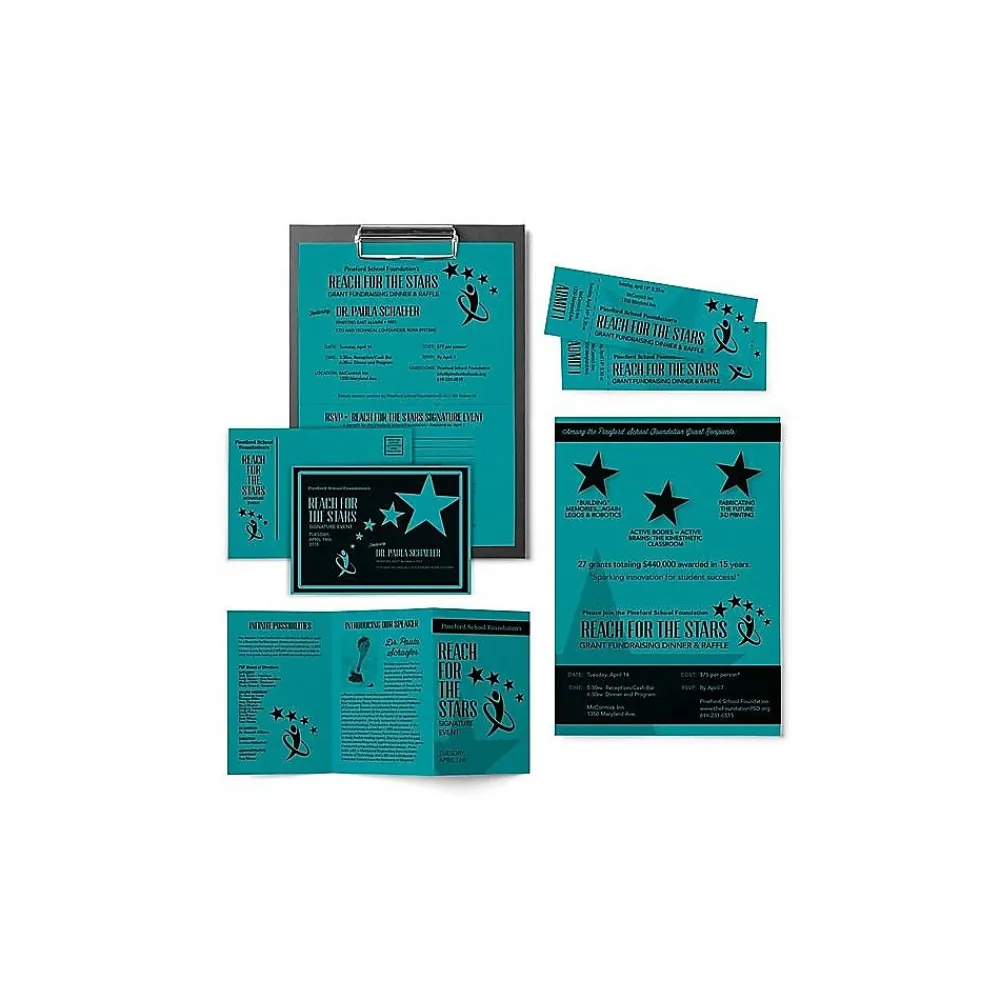 Card Stock*Astrobrights 65 lb. Cardstock Paper, 8.5" x 11", Terrestrial Teal, 250 Sheets/Pack (21855)