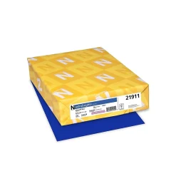 Card Stock*Astrobrights 65 lb. Cardstock Paper, 8.5" x 11", Blast-Off Blue, 250 Sheets/Pack (WAU21911)