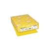 Card Stock*Astrobrights 65 lb. Cardstock Paper, 8.5" x 11", Sunburst Yellow, 250 Sheets/Pack (WAU22791)