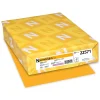 Multipurpose Paper*Astrobrights 30% Recycled Colored Paper, 24 lbs., 8.5" x 11", Galaxy Gold, 500 Sheets/Ream (22571)