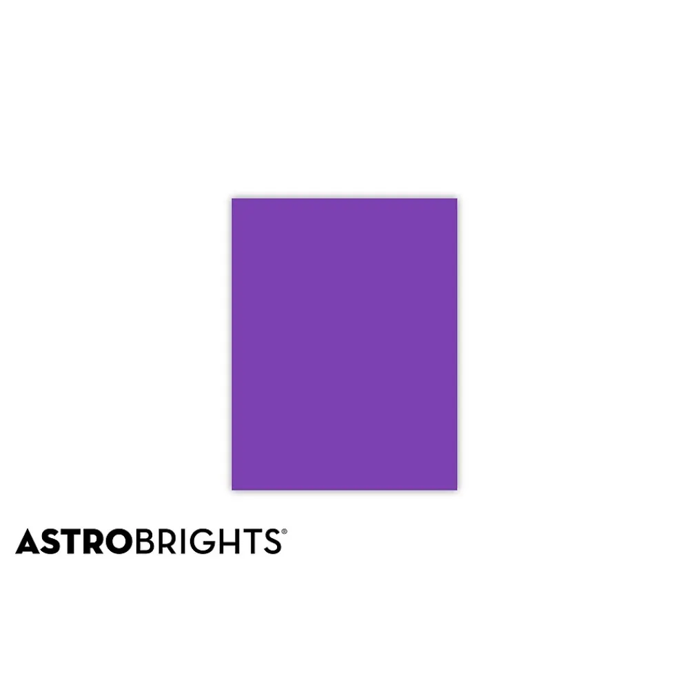 Multipurpose Paper*Astrobrights 8.5" x 11", Colored Paper, 24 lbs., , 500 Sheets/Ream (21961) Gravity Grape